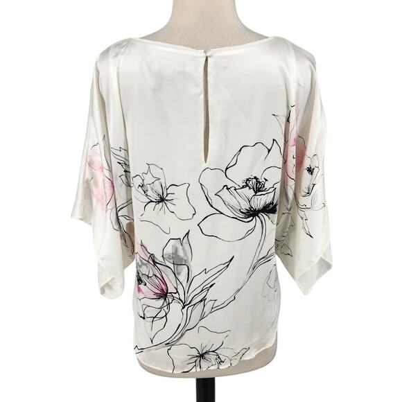 White House Black Market Silk Floral Blouse – Size XS - Picture 5 of 7